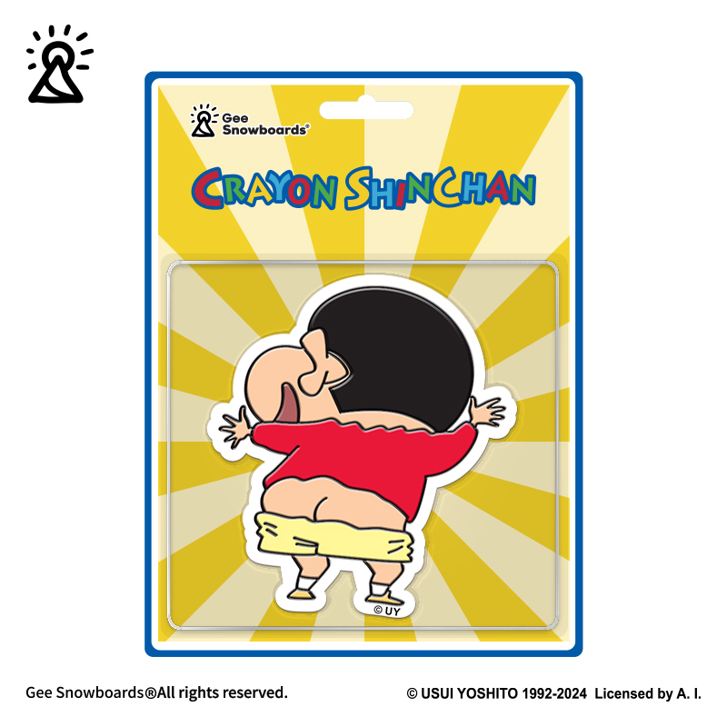 Geesnowboards滑雪板防滑贴蜡笔小新正版联名3M耐低温滑雪神器