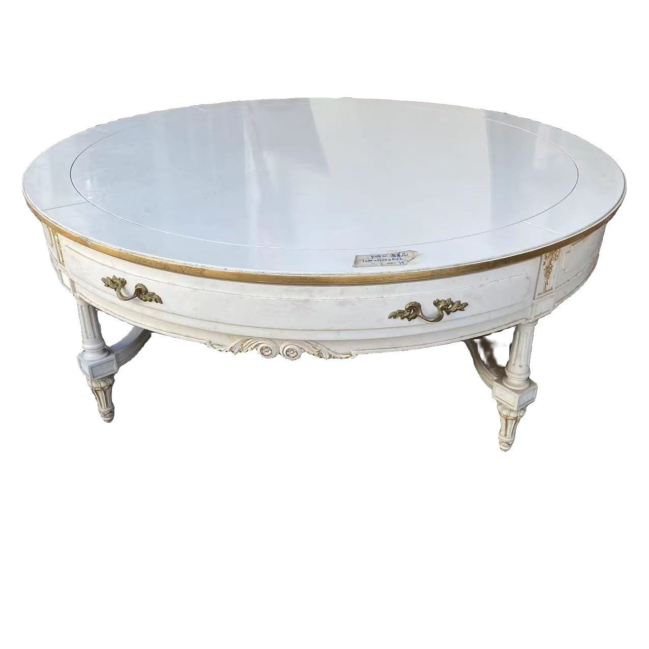  法国VF 大圆几茶几   PDV10  120*46  破烂