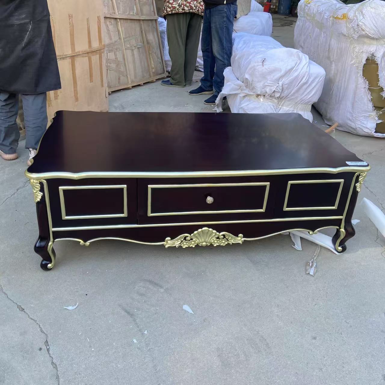 L22117    罗浮宫   茶几   142*80*46