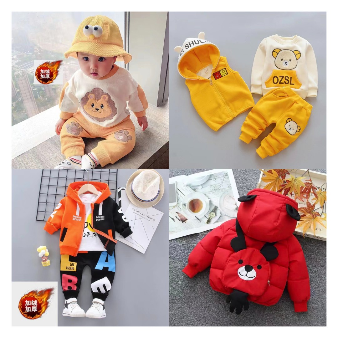 春夏秋冬母婴中小童衣服裤子套装洋气网红款系列(编码链接）