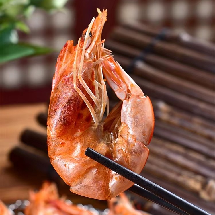 福建特色烤虾干特大烤虾即食烤虾干淡干无盐味道清甜250G/500G