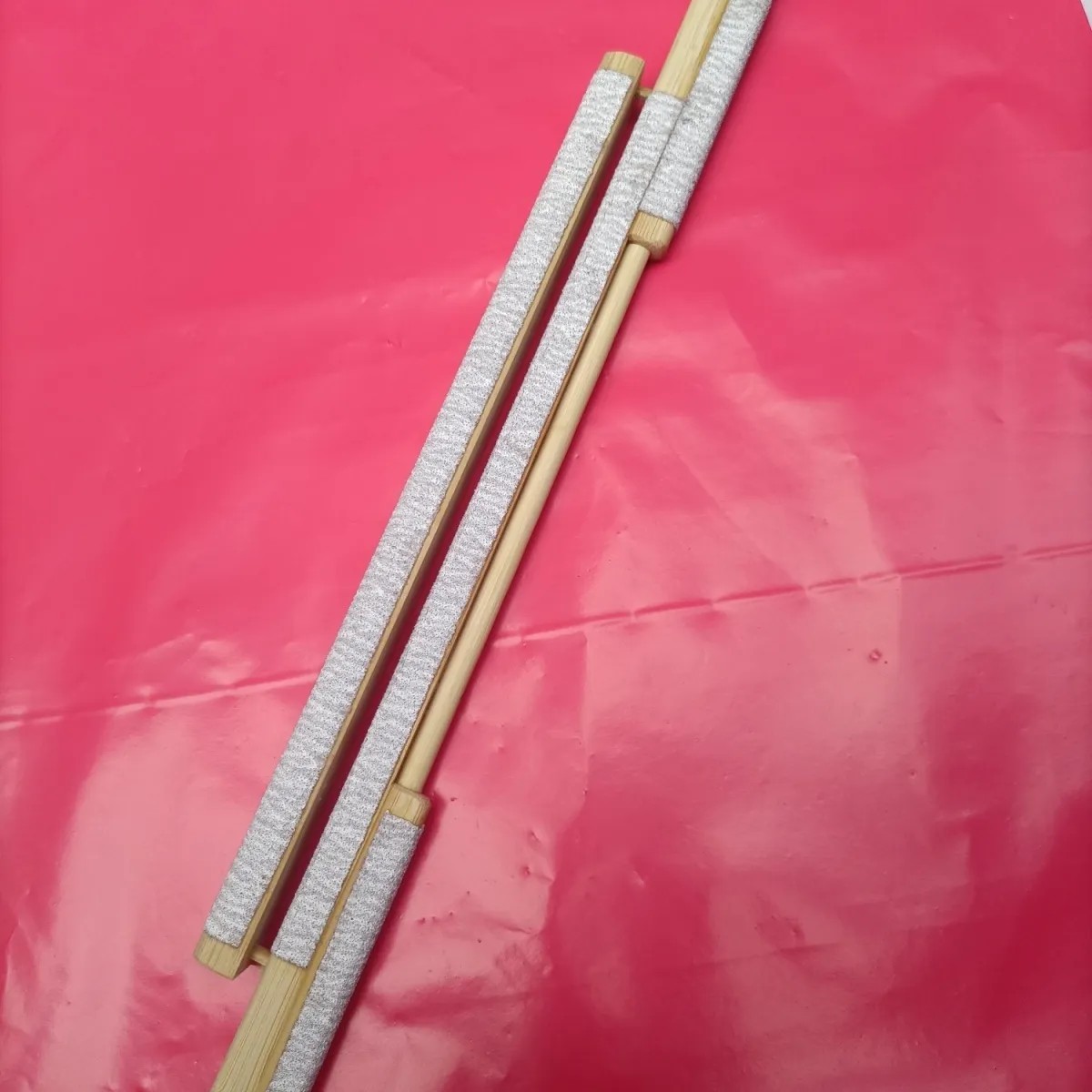画眉鸟沙杠笼竹子砂杠沙桥站杠站棍沙棒站桥纯手工制作笼配件