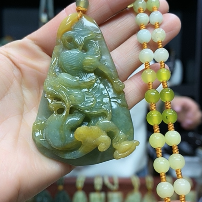 【闪购商品】岫玉挂件未镶嵌
