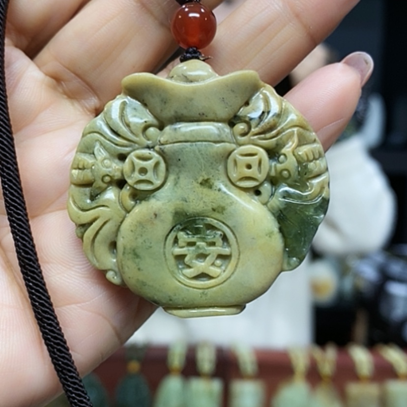 【闪购商品】岫玉挂件未镶嵌