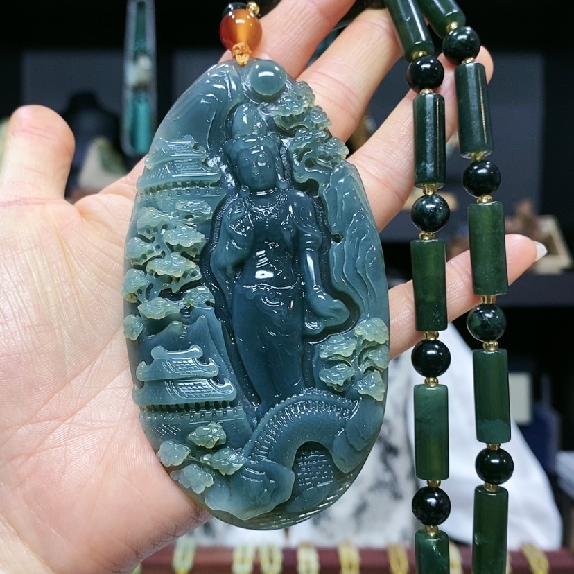【闪购商品】岫玉挂件吊坠未镶嵌