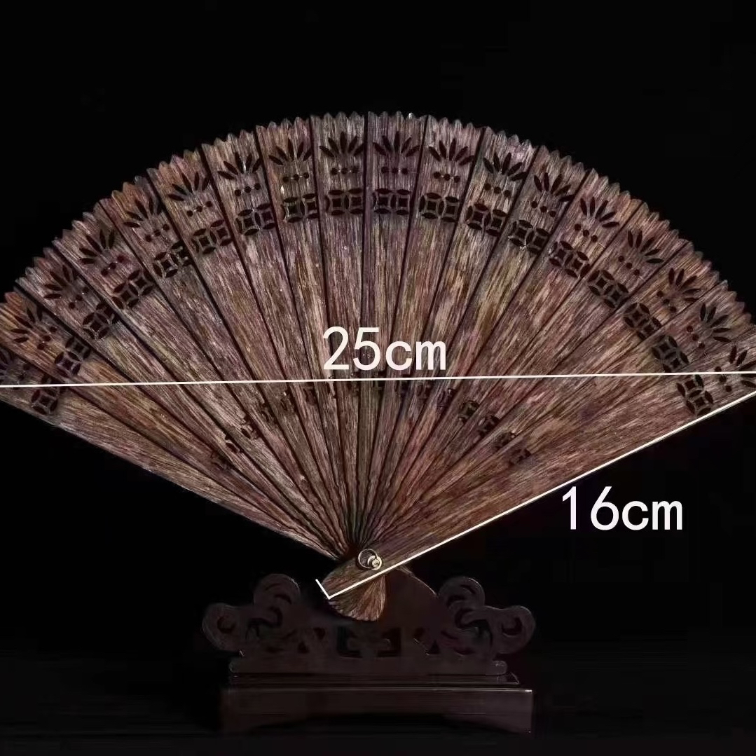 （荣姐推荐）沉香扇子16 mm多样性发货一把