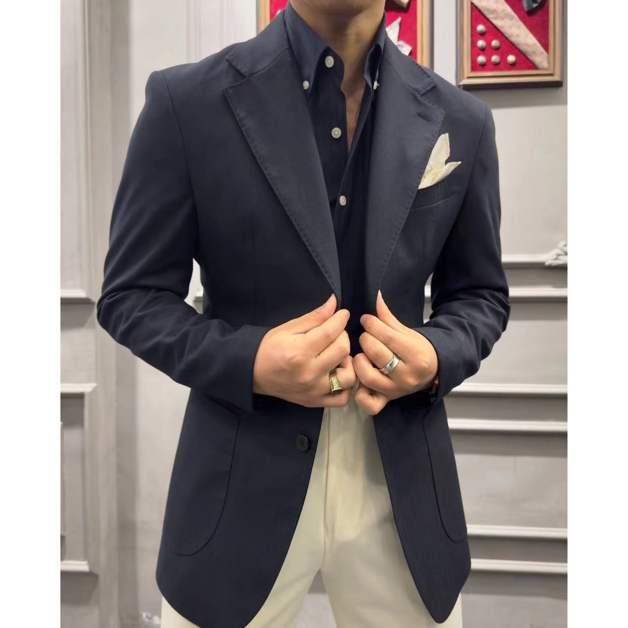 花伦 - 上新 夏日平驳领单西  西服上衣