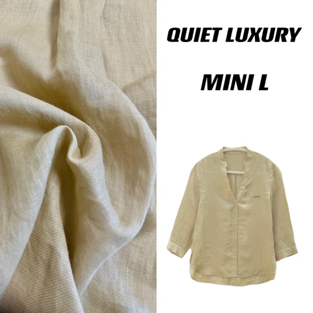 『 Mini L 』 100苎麻 “富贵皱”Chill氛围感衬衣
