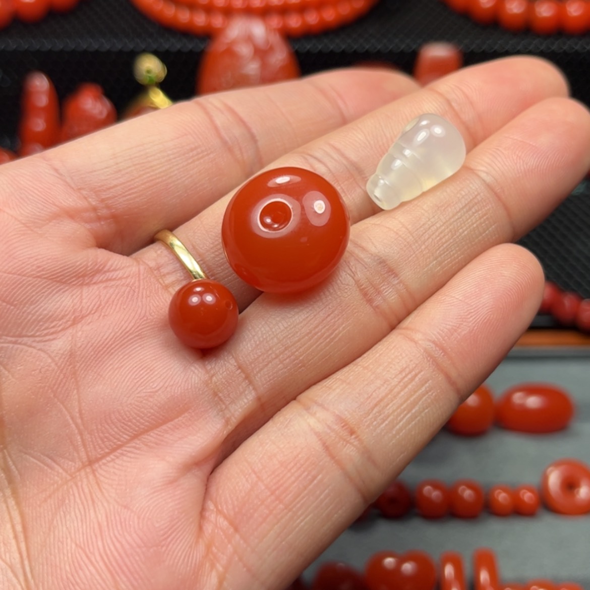 【闪购商品】南红玛瑙平安扣未镶嵌