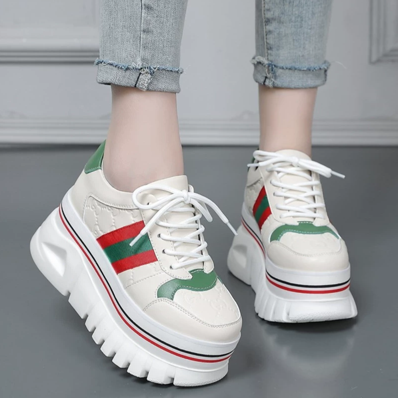 欧洲站增高网红潮牌老爹鞋女ins2025秋季厚底新款松糕底运动女鞋