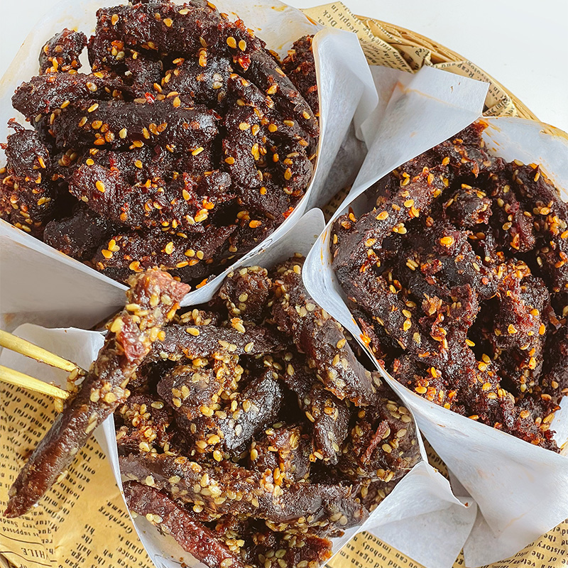 食味的初相 藤椒牛肉条120g麻辣香辣五香牛肉干冷吃即食熟食