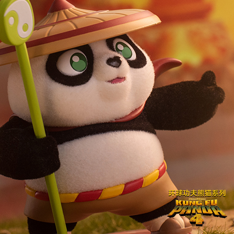 泡泡玛特环球功夫熊猫系列手办阿宝神龙大侠潮流摆件