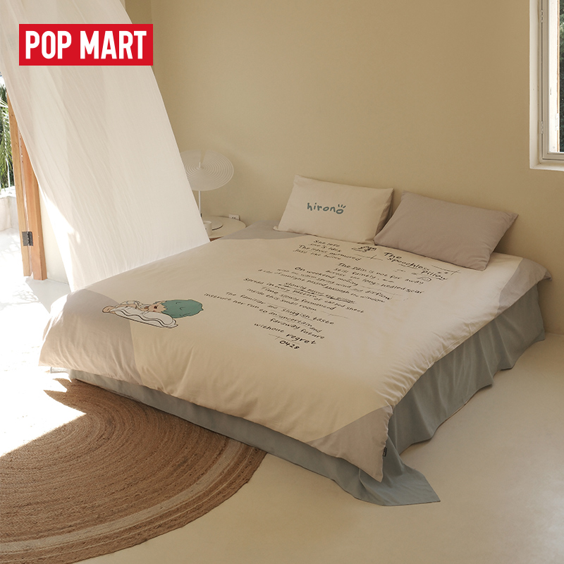 【Hirono Home】泡泡玛特默剧系列A SPEECHLESS PILLOW家居床品套装