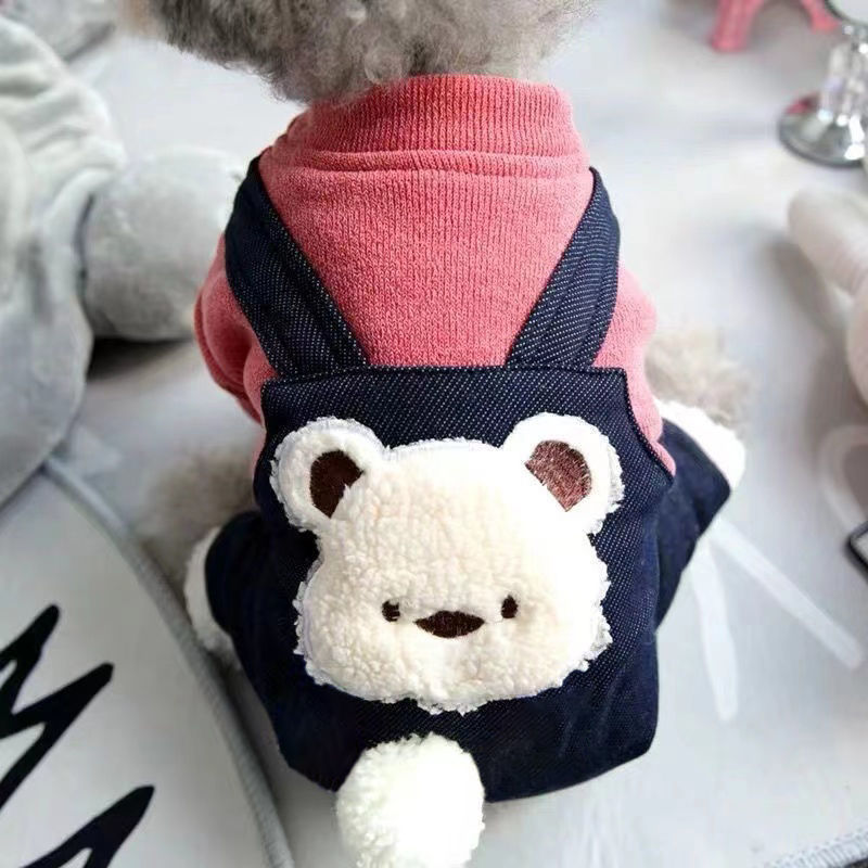 新疆包邮小狗狗衣服柯基可爱法斗秋冬装泰迪比熊博美小型幼犬猫咪
