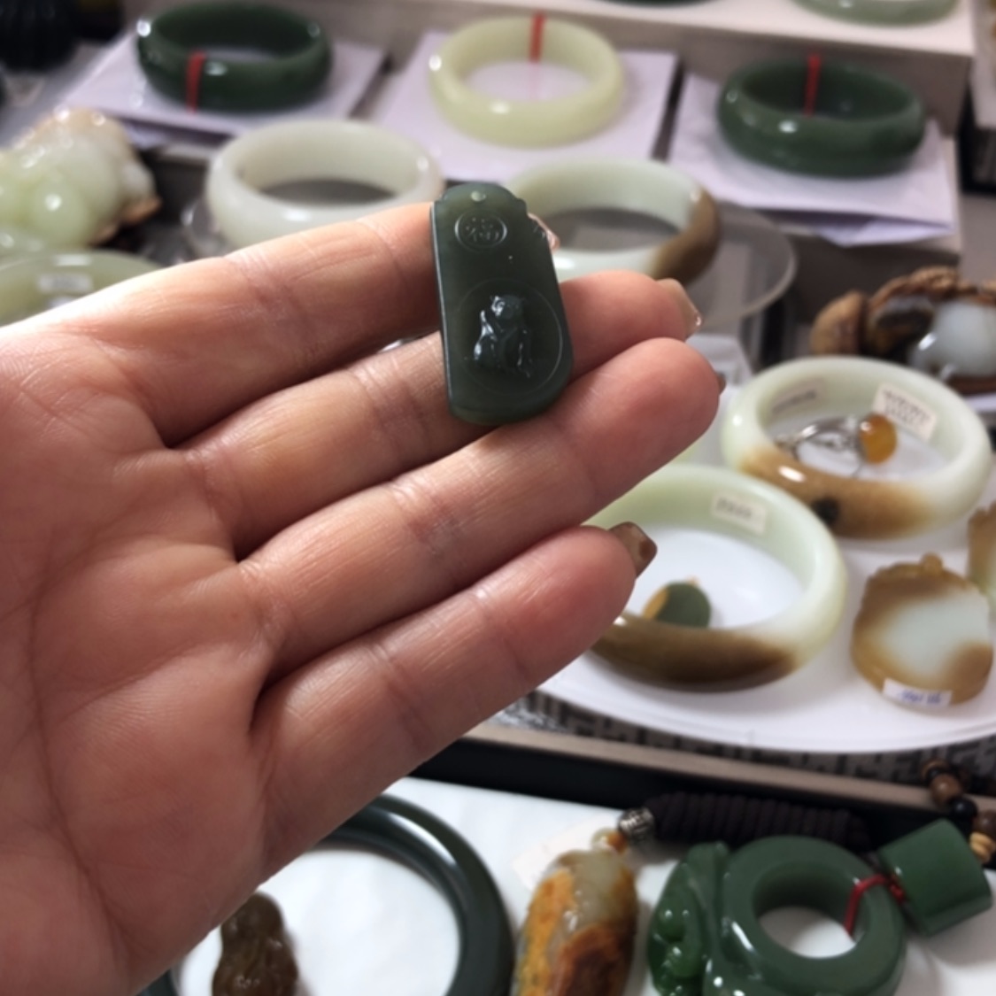 【闪购商品】和田玉（糖玉）手链未镶嵌