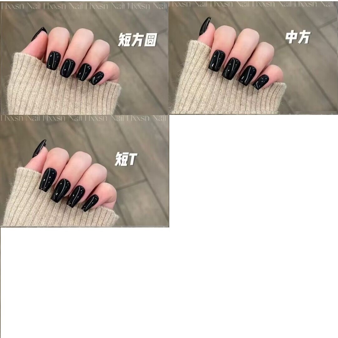 【改甲型连接】纯手工穿戴甲裸色猫眼冰透显美甲手工甲甲帖