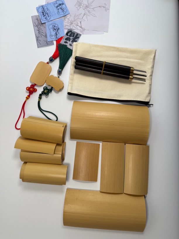 常州留青竹刻材料包