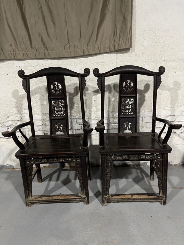 北官帽椅 老圈椅 明清古典家具 一物一拍 不包邮