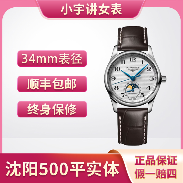 99新 Longines/浪琴 小宇讲女表/L2.409.4.78.3/白盘/工价21300
