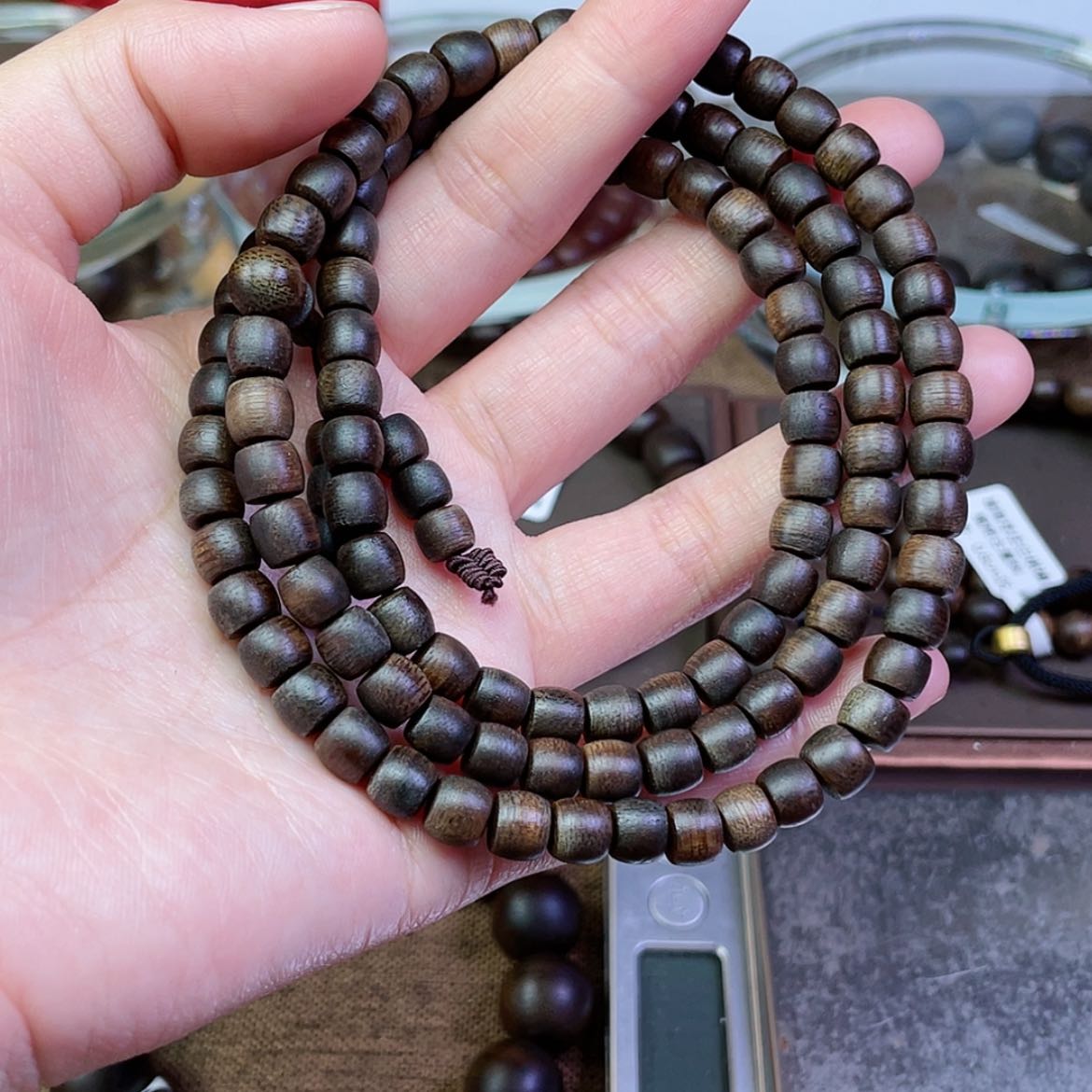 【闪购商品】沉香手串野*?