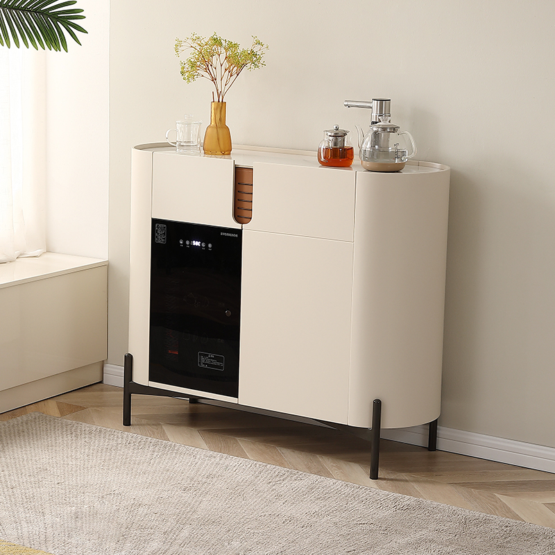 轻奢茶吧机家用全自动台式2024新款多功能小型免安装语音一体柜子