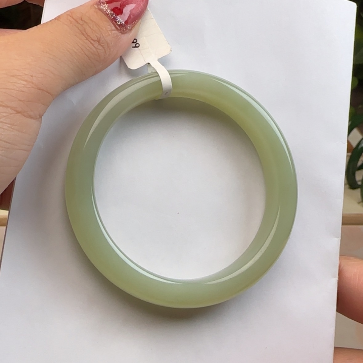 【闪购商品】和田玉手镯未镶嵌庆*55-56