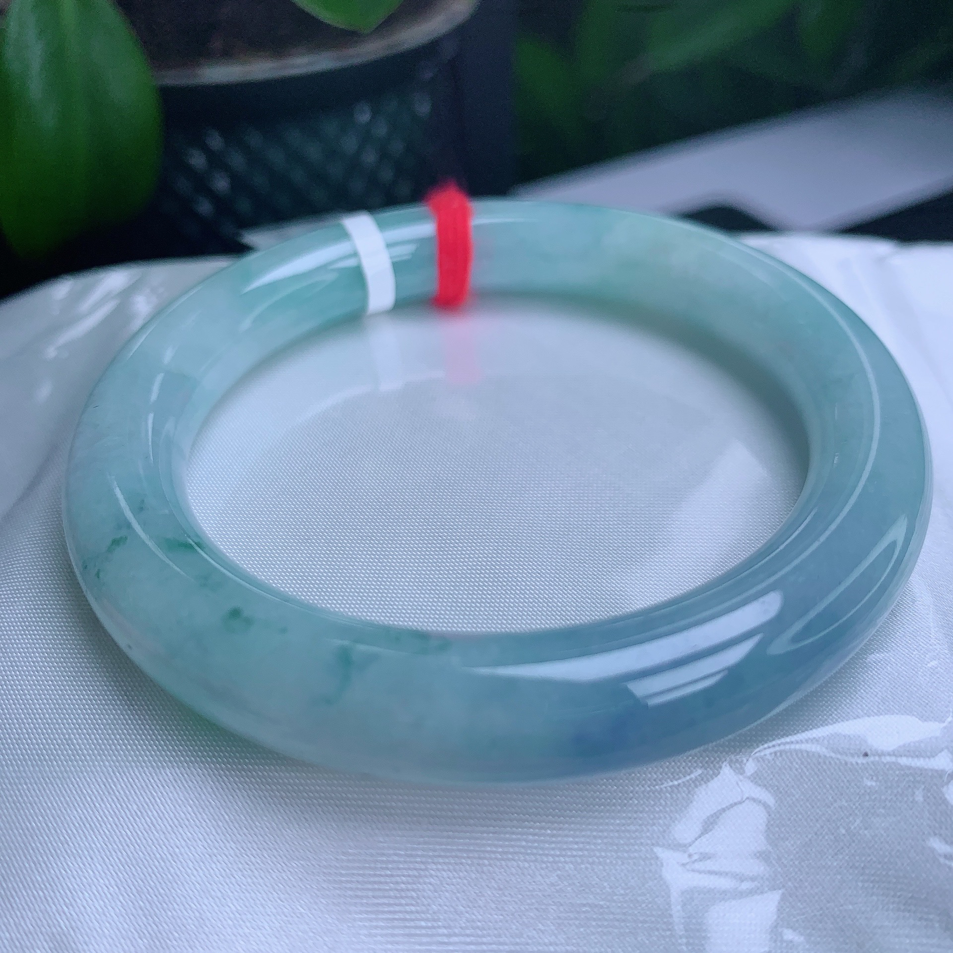 缅甸天然翡翠A货圆条55