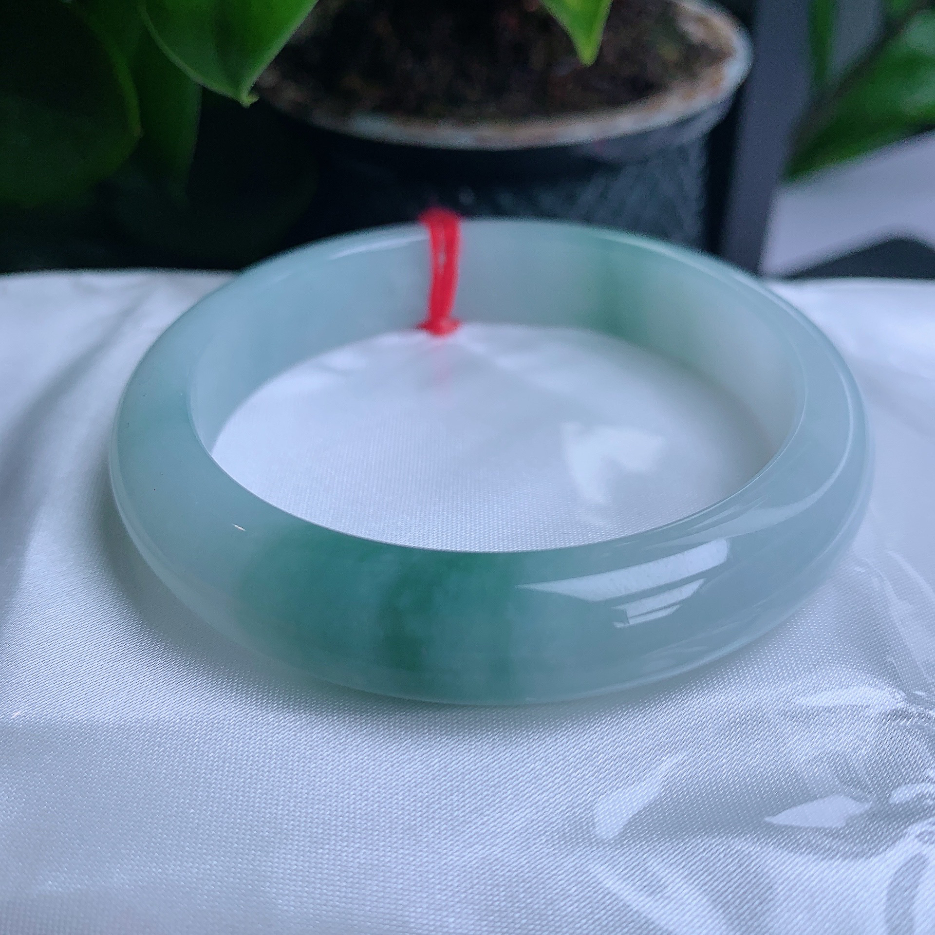 缅甸天然翡翠A货正圈58.3