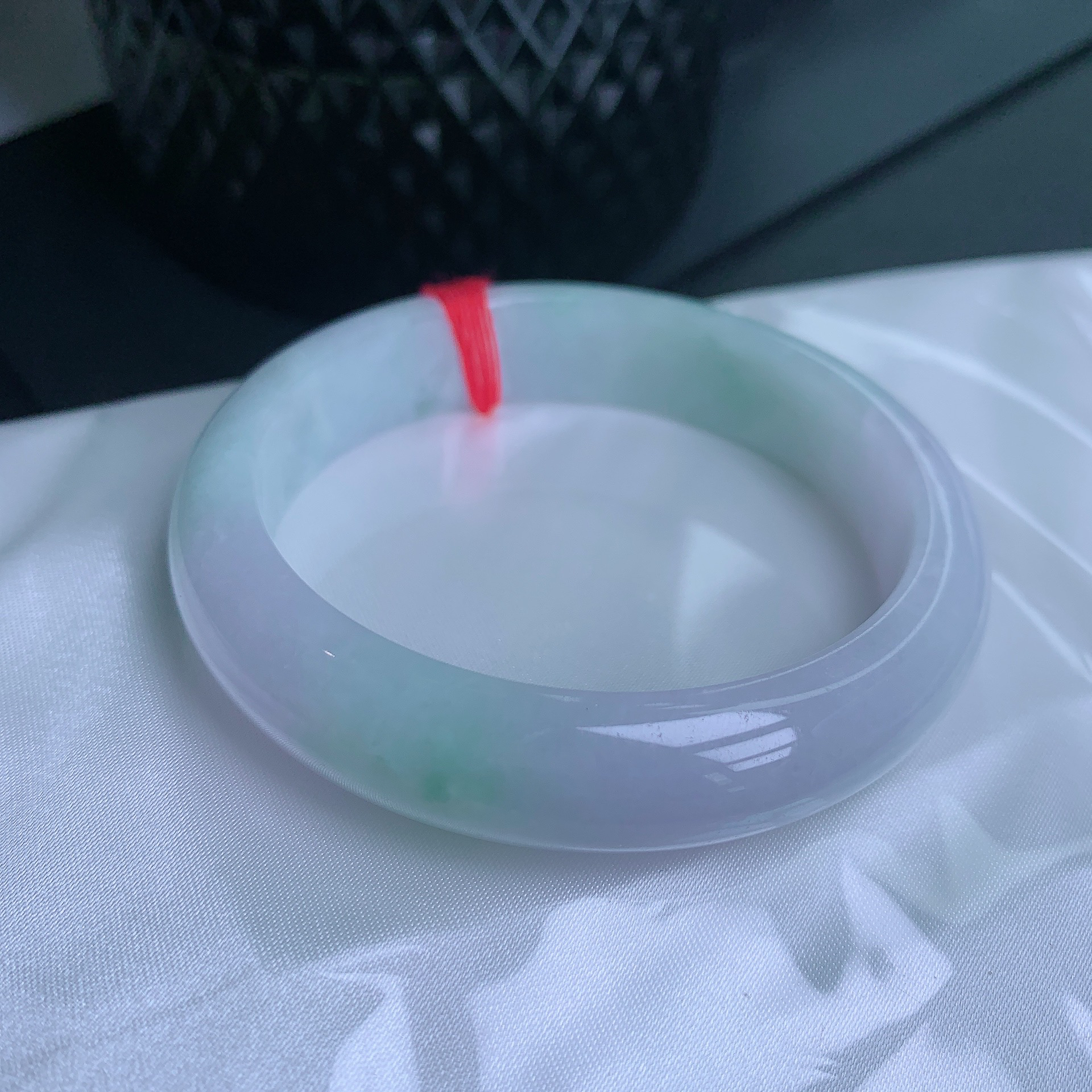 缅甸天然翡翠a货正圈57.8