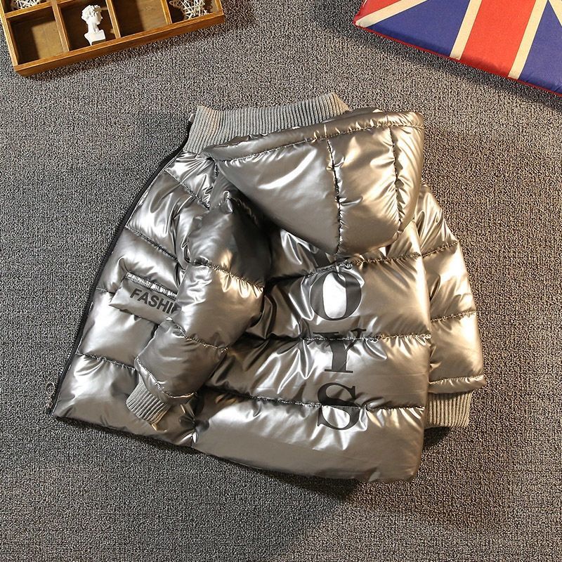 新品巴拉巴拉男童服冬装2023新款轻薄款短款中大童加厚洋气外套