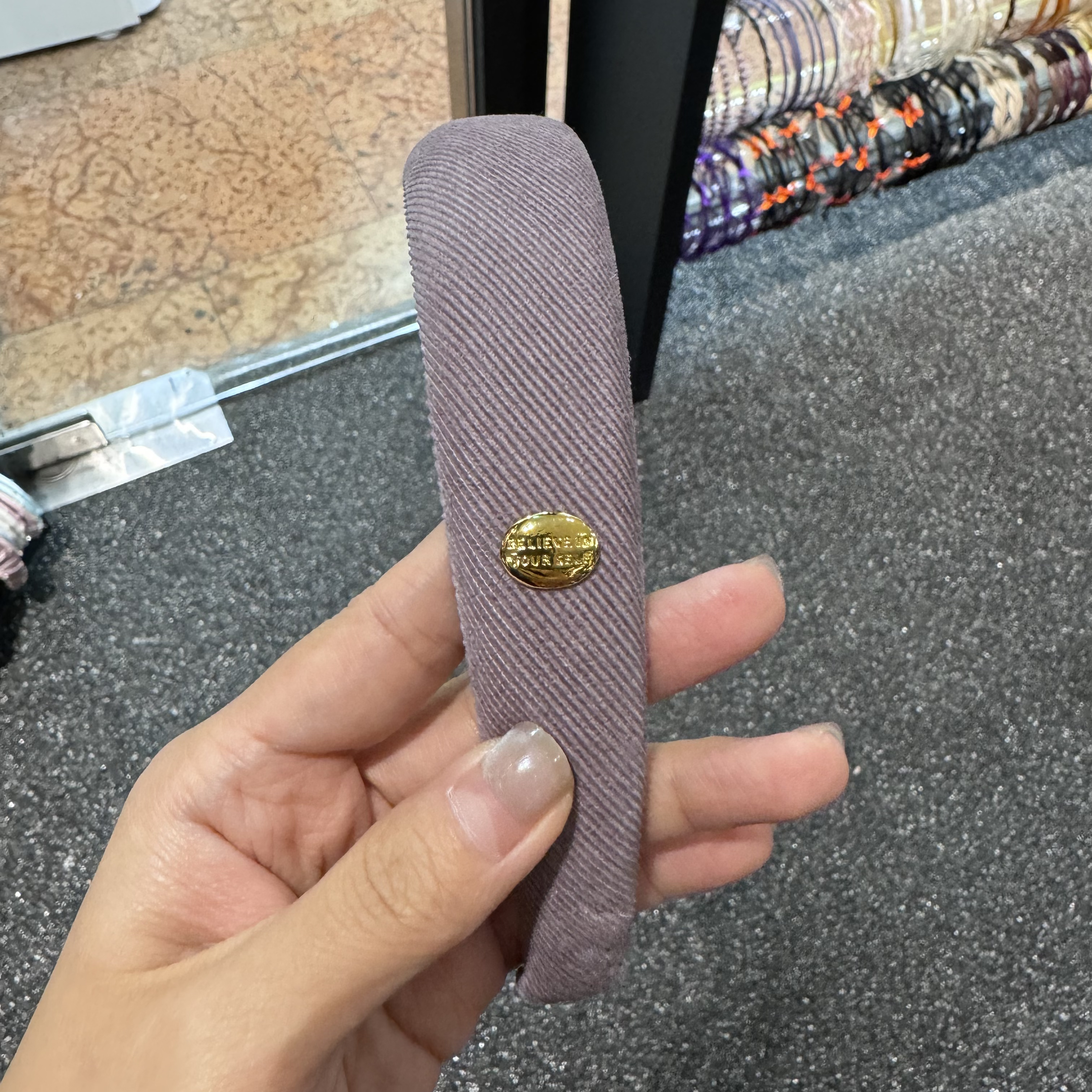 韩国金标家 高颅顶发箍秋冬新款