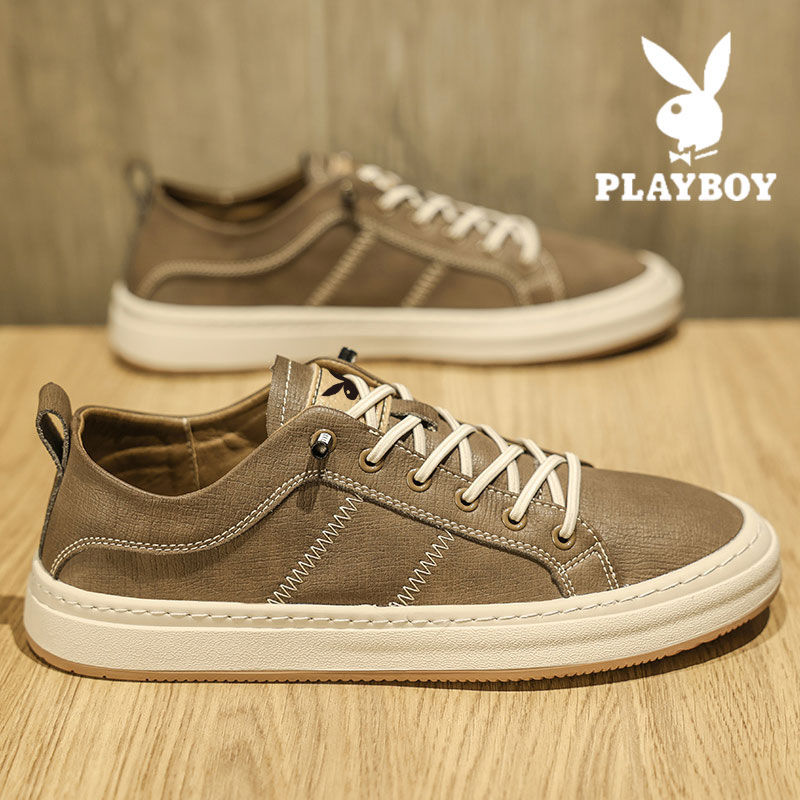 PLAYBOY男鞋2023春冬季新款百搭男士休闲运动鞋学生潮流百搭板鞋