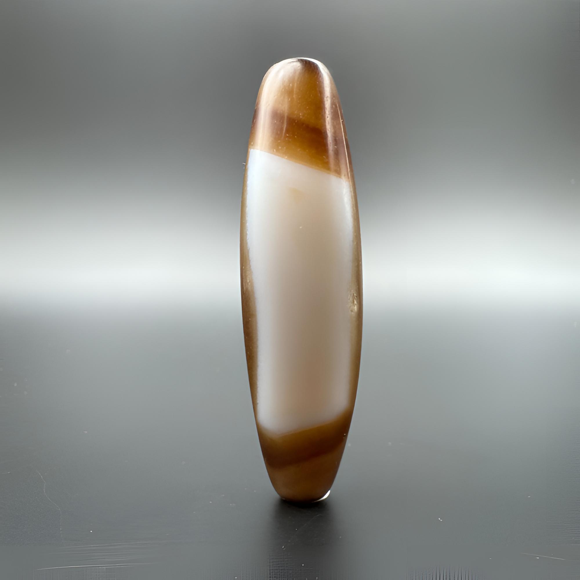 做旧仿古玛瑙 天圆地方 方眼瓷白吊坠锁骨链