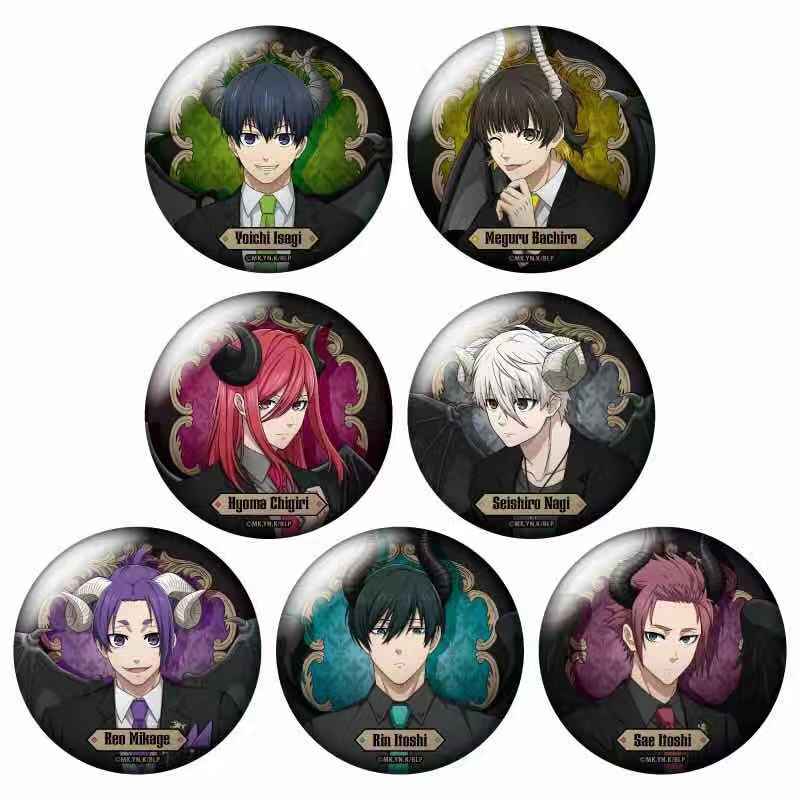 蓝色监狱 蓝锁 随机闪吧唧徽章 七宗罪 恶魔