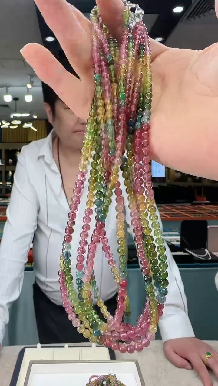 【闪购商品】碧玺颈饰银S925镶嵌C37 多样性发一件