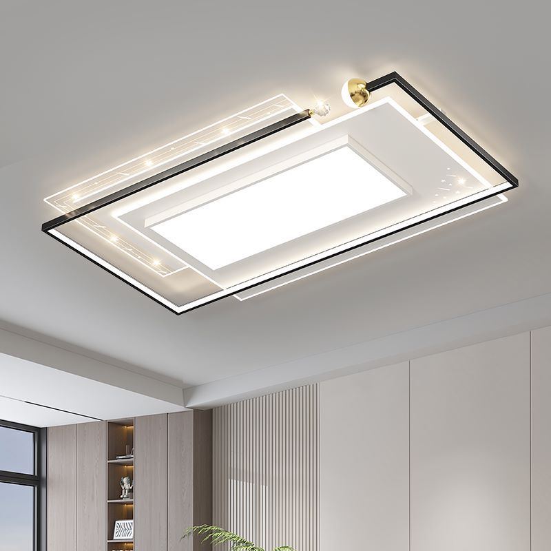 2025年新款无叶风扇灯星空个性客厅灯轻奢家用创意简约大气北欧