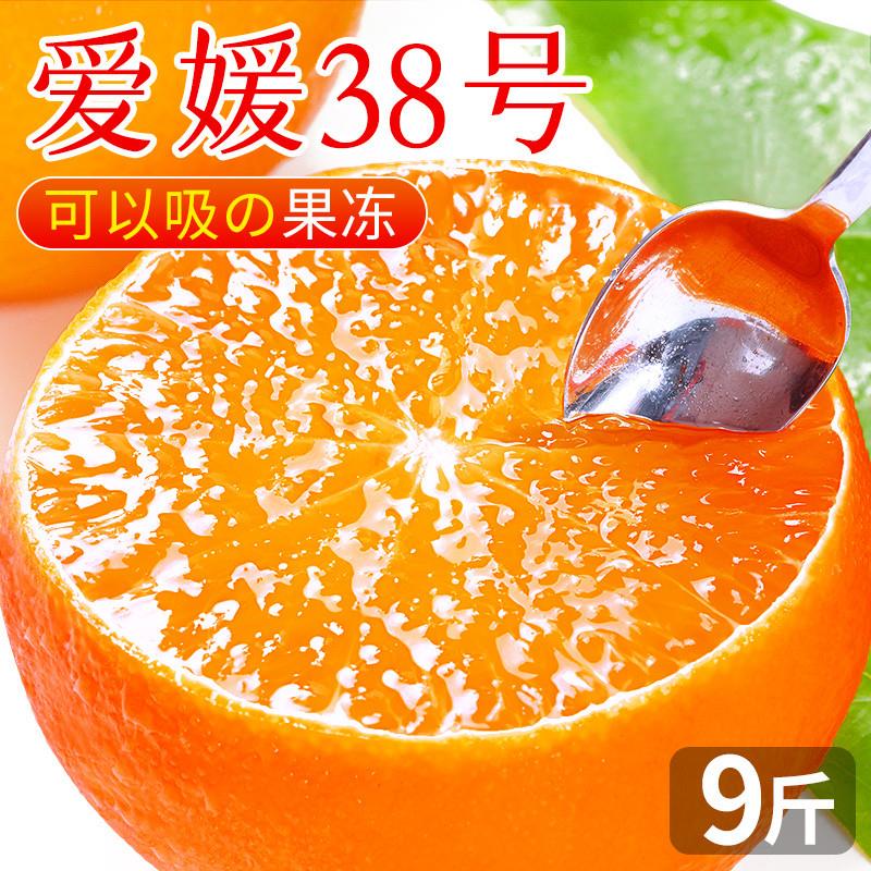 爱媛38号果冻橙2-9斤新鲜橙子应当季水果柑橘蜜桔大果整箱包邮