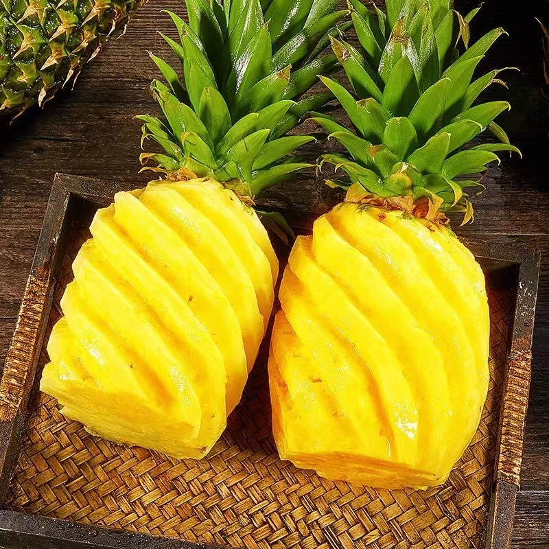 凤梨新鲜水果当季2-9斤现发金钻香水菠萝大果手撕无眼整箱包邮