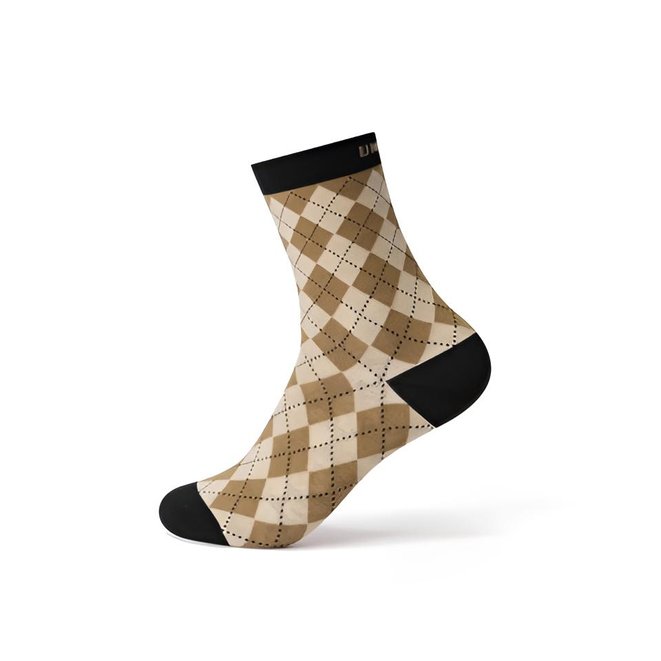 【赠品】umbro茵宝男女同款复古菱格潮流中筒长袜U3324250116