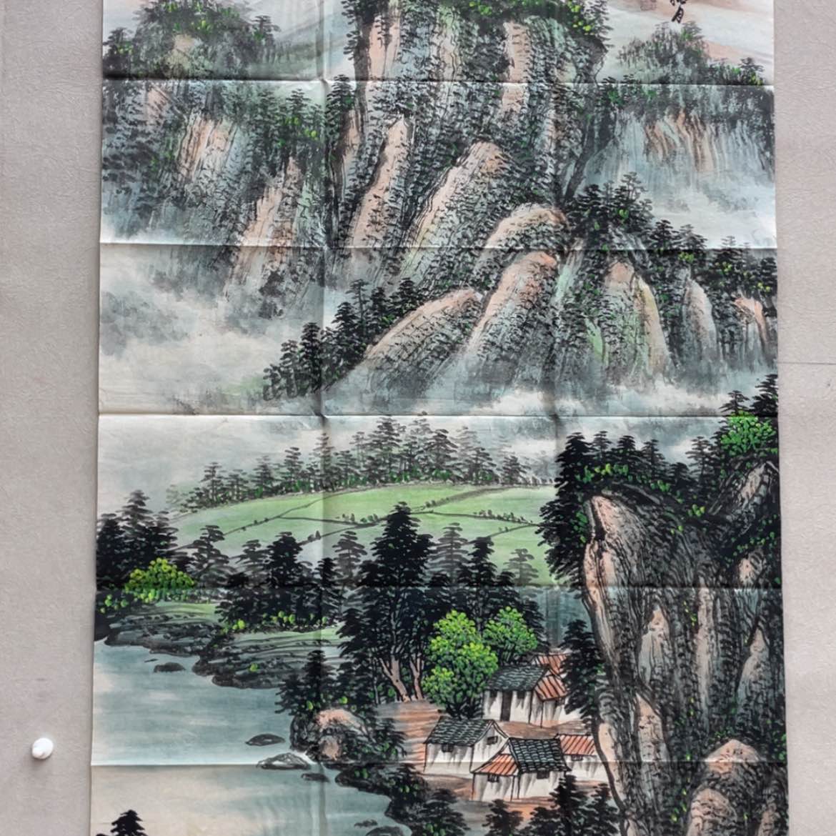 【闪购商品】绘画绿山水