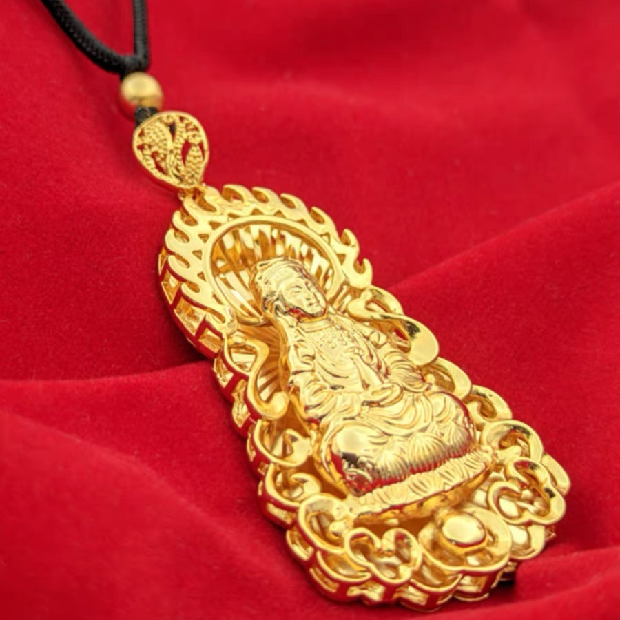 合金吊坠 合金材质【观音吊坠】气质时尚大气精美 项坠潮流轻奢经典