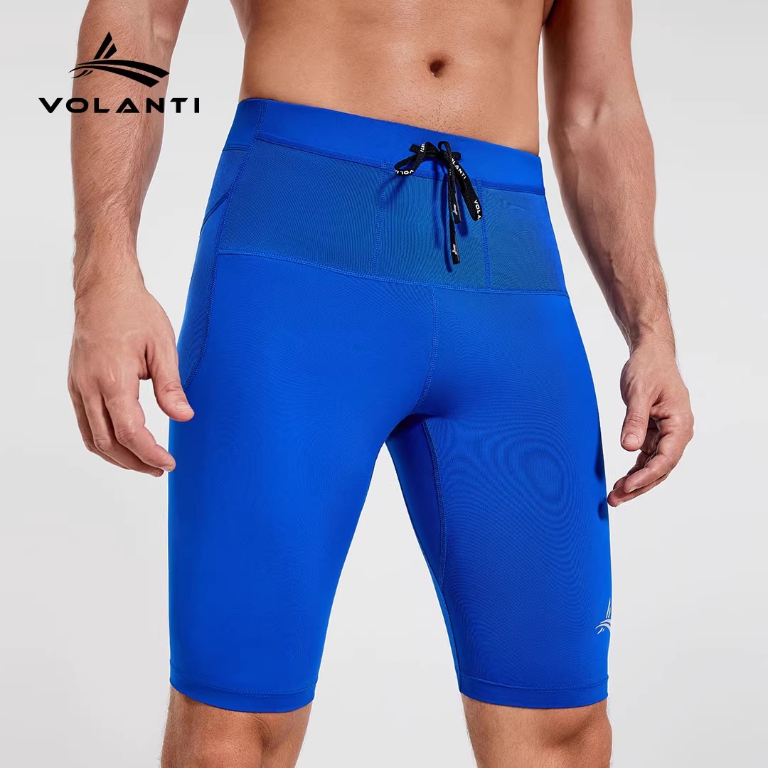 沃兰迪全能1.0五分高弹紧身压缩运动短裤马拉松健身跑步五分裤