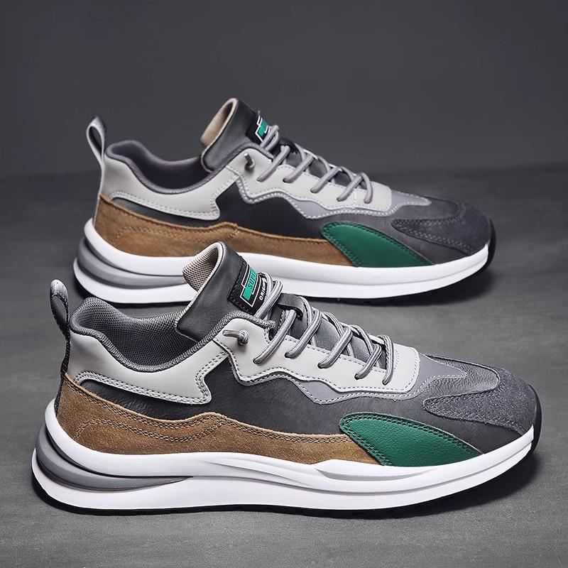 鸿星尔克领跑男鞋冬季2023新款百搭运动鞋男款跑步休闲阿甘鞋增高