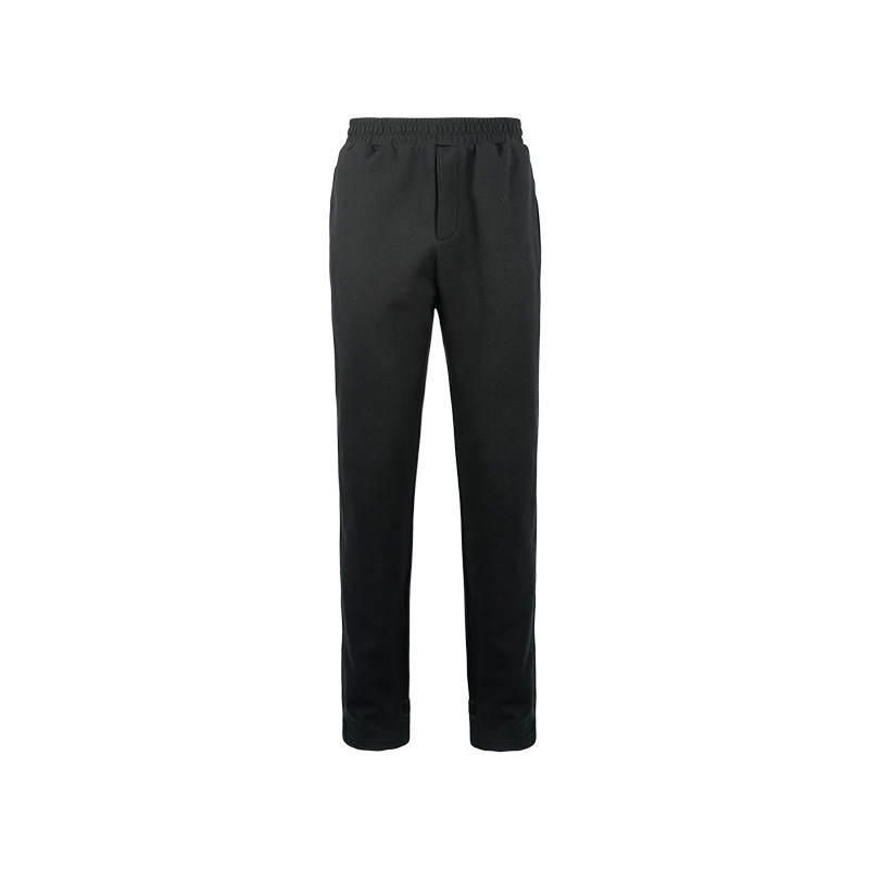 KOMMBA男士黑色舒适透气直筒休闲裤弹力男款户外男子春夏