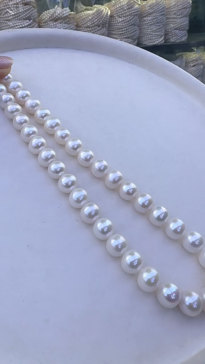 【闪购商品】淡水珍珠项圈未镶嵌淡水无核11-12mm