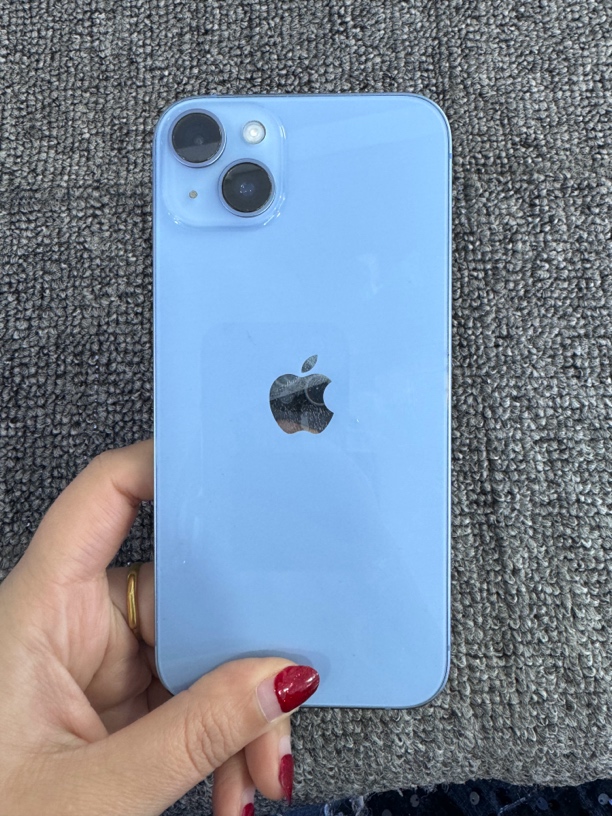 95新 Apple/苹果 苹果14plus 256G 国行原机，电池85 双卡蓝色
