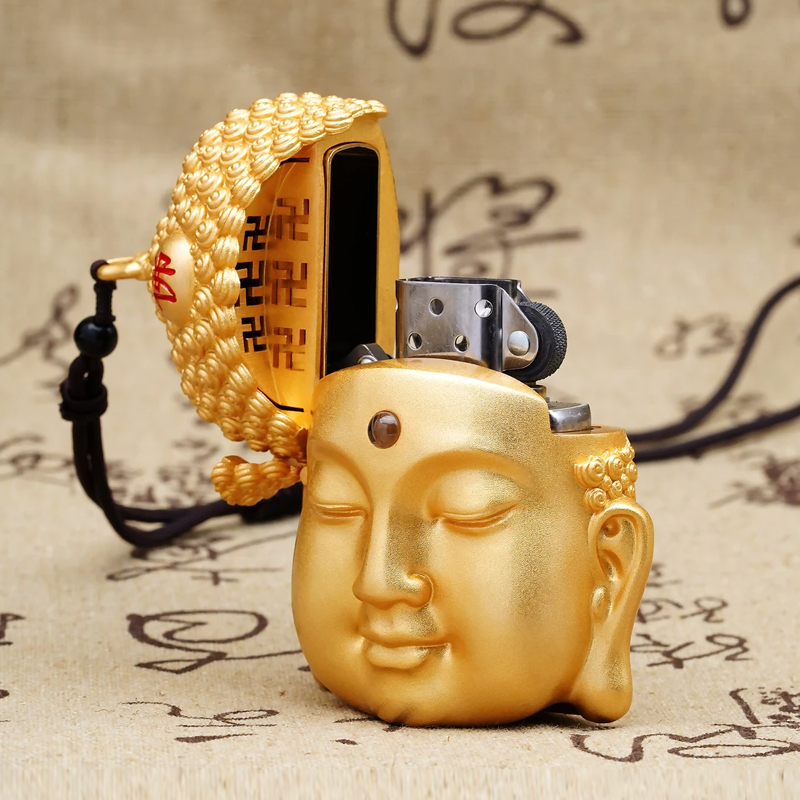 ZIPPO打火机DIY正版古法沙金大日如来佛六字真言收藏送礼DY9902TP