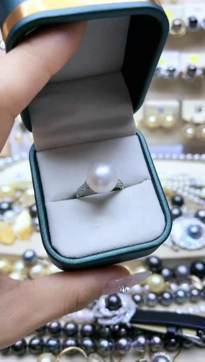 【闪购商品】海水珍珠戒指银S925镶嵌2