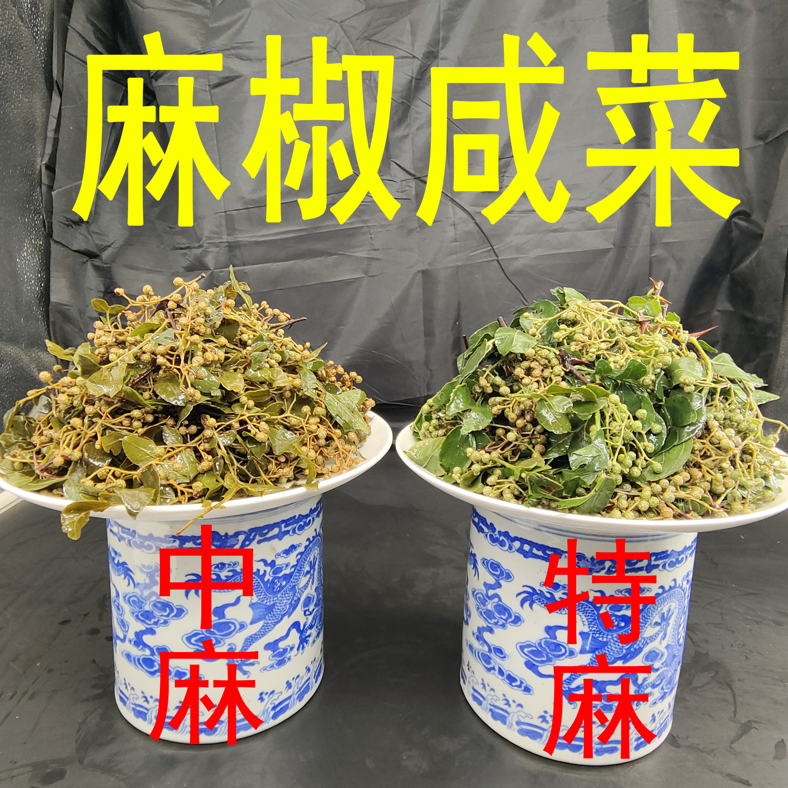 2025年麻椒咸菜笨麻椒鲜麻爽口临朐当地小叶麻椒咸菜250克每桶