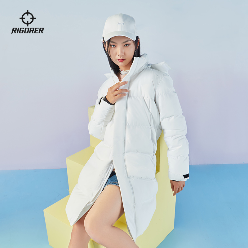 准者中长款棉服舒适冬季女士篮球运动休闲防风保暖防寒Z221411214